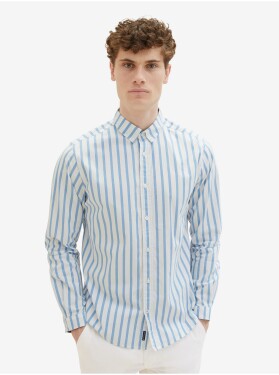 Bílo-modrá pánská pruhovaná košile Tom Tailor Pánské