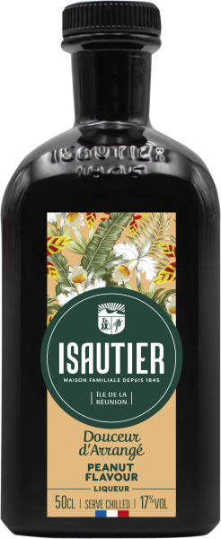 Isautier Arrangé Peanut Cream Liqueur 17% 0,5 l (holá láhev)