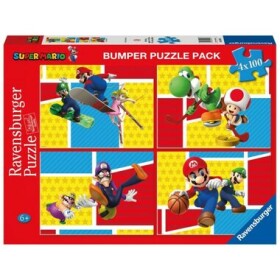 Ravensburger super mario 4x100 dílků