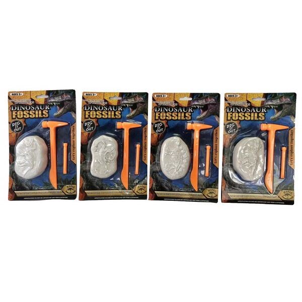 Fosilie dinosaurus DIY vykopej kostru