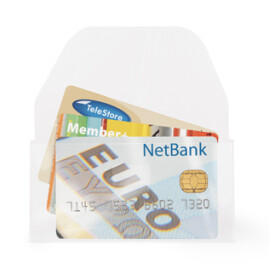 Djois samolepicí kapsa na vizitky, 105 x 60 mm, s chlopní, 10 ks