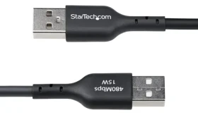 StarTech USB-A na USB-C černá / Kabel / USB 2.0 / rychlonabíjení / 3 m (USB2AC3MNC)