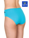 Dámské kalhotky Key LPH 931 A22 A'2 grafitově tyrkysová S