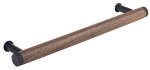 Tulip Nábytková úchytka dřevěná Mewo 160mm Ořech (497966)