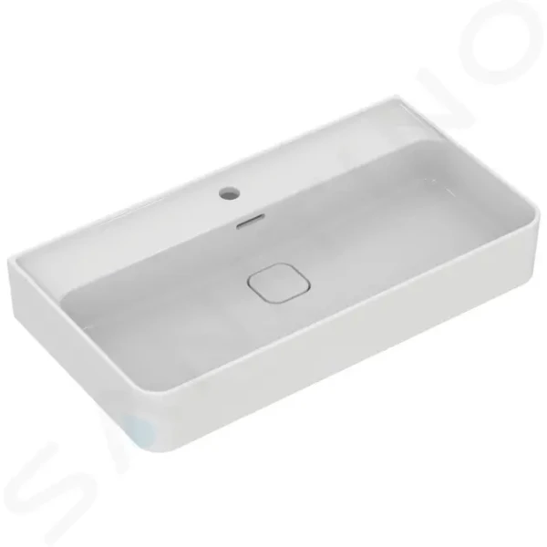 Ideal Standard Umyvadlo 80x43 cm, s přepadem, s otvorem pro baterii, s Ideal Plus, bílá T3001MA
