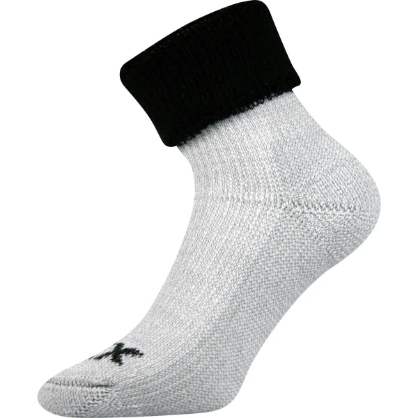 VOXX Ponožky zimní dámské QUANTA z merino vlny ČERNÉ 39-42 105641