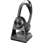 HP Poly Voyager Focus 2 Sluchátka On Ear Bluetooth®, 76U46AA, stereo, černá, Potlačení hluku