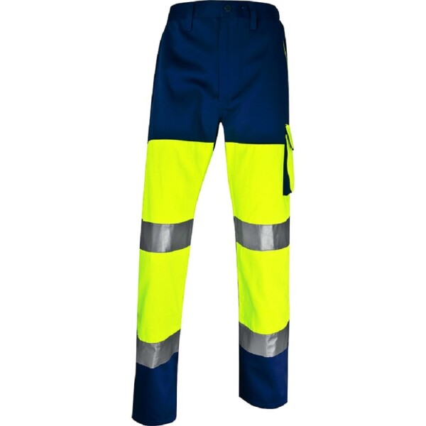Montérkové kalhoty reflexní PHPAN Panoply žluto-modré 260g/m2 PHPA2