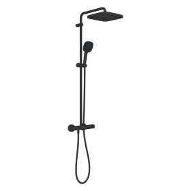 GROHE - Vitalio Comfort Sprchový set s termostatem, 25x25 cm, 2 proudy, matná černá 266962431