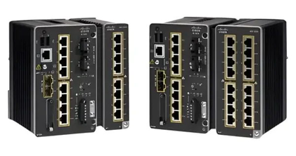 Cisco Catalyst IE3300 / Switch / 8x GbE RJ-45 / 2x GbE SFP / Modulární (IE-3300-8T2S-A)