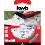 Kwb 725270 diamantový řezný kotouč Průměr 125 mm Ø otvoru 22.23 mm obklady, keramika 1 ks