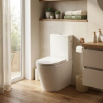 Wc kombi komplet SAT Brevis včetně prkénka softclose, vario odpad SATBRE031RREXVP SATBRE031RREXVP