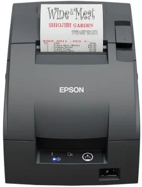 Epson TM-U220IIB tmavě šedá / Pokladní jehličková tiskárna / Paralelní / automatický řezač (C31CL27102P0)