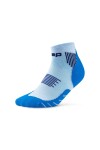 CEP pánské kotníkové běžecké kompresní ponožky 5.0 - blue/ice Velikost: III (EUR 39-42)