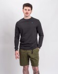 Tričko Klättermusen Root Logo LS Tee M's 961 Raven