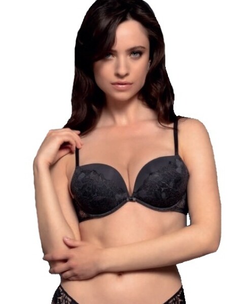 Dámská double push-up podprsenka Lormar YOUR BODY SUPER černá