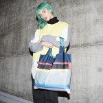 Skládací nákupní taška LOQI JEAN SPENCER No Title