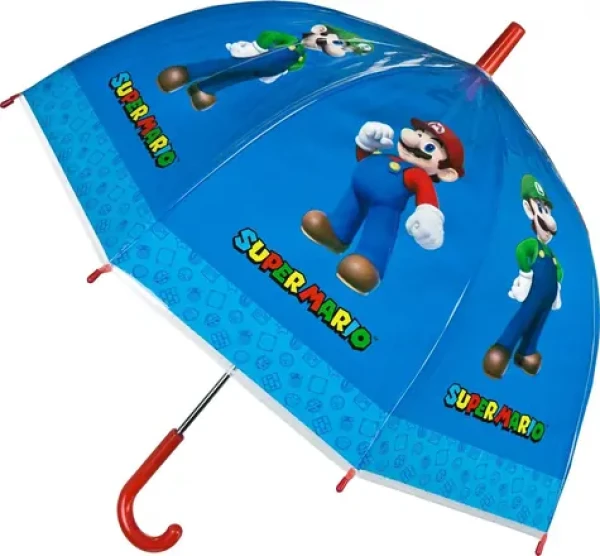 Super Mario deštník průhledný / Deštník / manuální otevírání (SUMB7202)