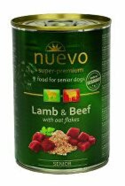 Nuevo pes Senior Jehněčí s ovesnými vl. konz. 400g