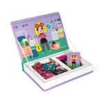 Janod Magnetická kniha Magnetibook Oblékání holky, Janod, W056821
