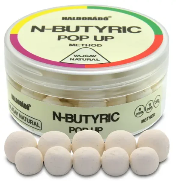 Haldorádó Pop-Up N-Butyric Method 30g 9+11mm Kyselina máselná (HD21671)