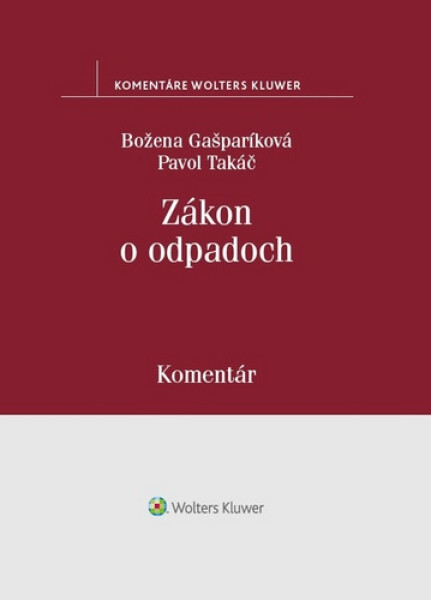 Zákon o odpadoch - Božena Gašparíková