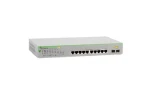 Allied Telesis Gigabit WebSmart switch 8-port PoE+ / Switch / 8x Gigabit PoE+ / 2x SFP uplink / Managed L2 (AT-GS950/10PS V2-50)