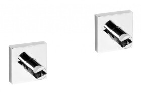 SAPHO - X-SQUARE držáky skleněné poličky 8, chrom XQ009