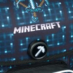 BAAGL Školní aktovka Ergo Minecraft Blue Axe