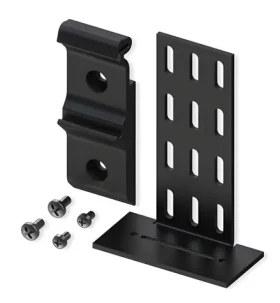 Teltonika držák na DIN lištu Compact černá / Držák na DIN lištu / 53,6x25x77 mm / Ocel S235JR (PR5MEC23)