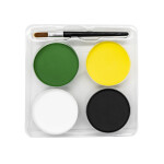 Barvy na obličej dinosaurus Barvy na obličej dinosaurus