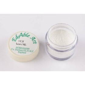 Prachová barva Icy white - Edable Art
