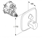 KLUDI - Ameo Termostatická sprchová baterie pod omítku, chrom 418350575