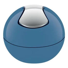 Spirella BOWL mini výklopný odpadkový koš 1 L modrý / plast (7610583198419)
