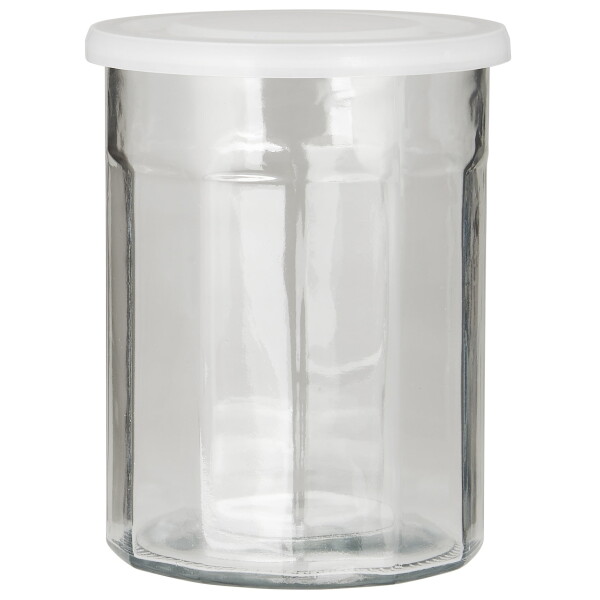 Ib Laursen Skleněná dóza s víčkem Transparent 1,5 l, čirá barva, sklo, plast