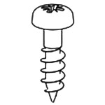 Weidmüller 4011200000 upevňovací šroub 100 ks