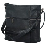 Trendy dámská koženková crossbody kabelka Nanya, tmavě modrá
