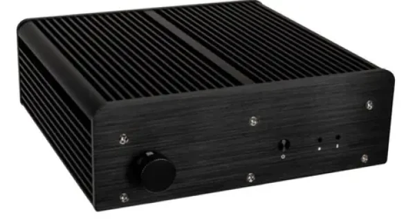 Akasa Fanless Pascal PX IP65 UCFF černá / Mini ITX / IP65 / pro desky Intel® 8. generace / bez ventilátoru (A-NUC56-M1B)