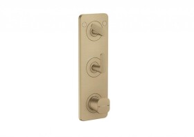 AXOR - Citterio C Termostatická baterie pod omítku, pro 2 spotřebiče, kartáčovaný bronz 49701140