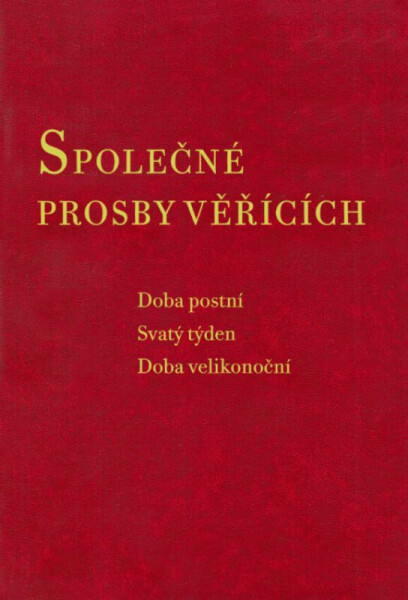 Společné prosby věřících - červené