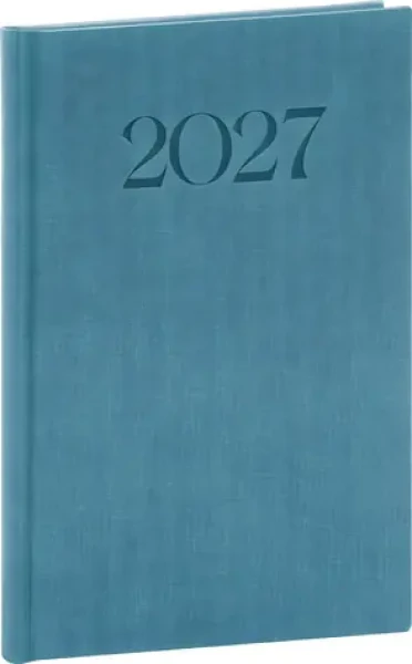 NOTIQUE Biella 2027 modrý / Týdenní diář / 15 × 21 cm