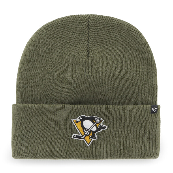 47 Brand Pánská Zimní Čepice Pittsburgh Penguins Haymaker ’47 CUFF KNIT