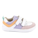 Dívčí barefoot textilní tenisky LOOP WHITE/LILA Froddo G3130282-8 - 24