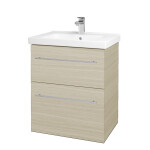Dřevojas - Umyvadlová skříňka BIG INN SZZ2 65 - D04 Dub / Úchytka T02 / D04 Dub 133016B