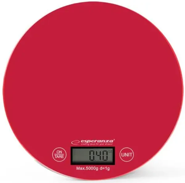 Esperanza Mango EKS003R / Kuchyňská váha / max hmotnost 5 kg / Přesnost: 1 g (EKS003R)
