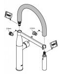 GROHE - Essence Hadice ke dřezové baterii, oranžová 30321YR0