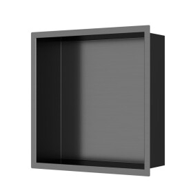 Vestavná polička SAT Aurum gun metal 33x33 cm SATAURN3030BGM SATAURN3030BGM