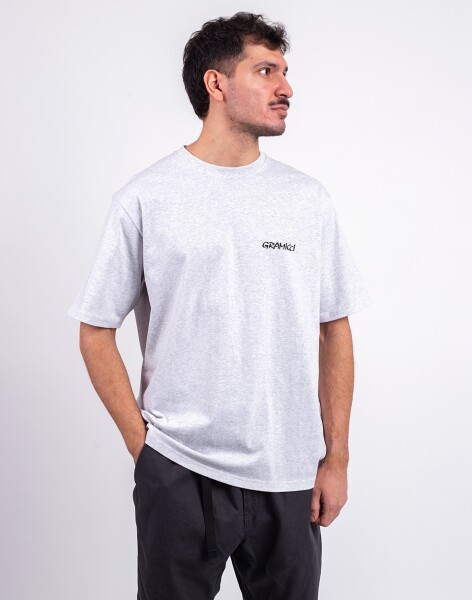 Tričko Gramicci Ice Axe Tee HEATHER ASH