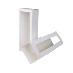 Cake star Krabička na makronky bílá 20,8x7,3x5,5 cm (na 6 kusů)