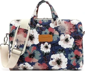 Canvaslife Pouzdro Blue Camellia 15-16" / Pouzdro pro notebook / 15-16" / květinový vzor (5906735412086)